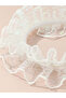 Girls Lace Faux Pearl Decor Headband - 2