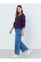 Women High Rise Faded Wide Leg Jeans
