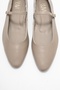 Lunaire Mink Genuine Leather Single Strap Pointed Toe Women's Ballet Shoes - 2