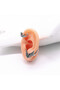 Ear Cuff Zircon Heart Wing Design Nail Model S+ Quality 316L Stainless Tarnish-Free Steel Earring Single Piece - 4