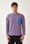 Striped T-Shirt with Pocket Detail - 2