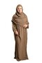 Mink Two Piece Prayer Dress Woven Self Patterned 2502_10