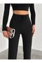 Women Ribbed High Waist Pants - 3