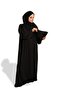 Black Two Piece Prayer Dress Viscose Plain 2504_01 - 4