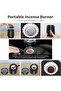 Oud Bukhoor Mini USB Electric Incense Burner — Rechargeable Portable Aroma Diffuser (Black) - 2