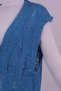 Women's Blue V-Neck Knitwear Sweater Arm-26K136014 - 3