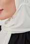 Cream Practical Ready-To-Wear Hijab Bonnet Sandy Neck Collar with Snap Fasteners 2505_40 - 3