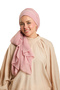 Powder Practical Ready-To-Wear Bonnet Shawl Chiffon Plain 2506_06