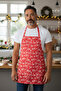 Unisex Kitchen Apron Chef Apron New Year Christmas Santa Claus Hohoho - 4