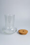 Borosilicate Glass Cup with Bamboo Lid Kw-1064 - 2