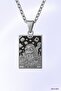The Reader Tarot Necklace |   Silver Color Stainless Steel Necklace - 3