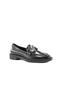 386 K910 Loafer Black Patent Leather Women's Casual Shoes - 2