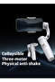 3-Axis Smartphone Gimbal Stabilizer for Android & iPhone, Handheld Phone Stabilizer - 3