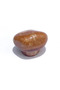5 Pcs Porcelain Stone Button Dark Brown Ceramic Furniture Handle Drawer Cabinet Knob (4.5 cm) - 3