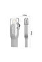 32 Gb Compatible with iPhone USB Flash Memory Otg 3.0 Fast Reading Metal Case Phone Tablet Compatible - 2