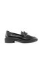386 K910 Loafer Black Patent Leather Women's Casual Shoes