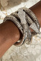 Snake Necklace with Stones – Punk & Hip-Hop Style, Unisex Street Fashion Jewelry - 8