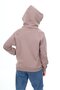 Acı Kahve Boy's Relax Fit Hooded Pocket Raglan Sleeve Printed Sweatshirt - 2 Thread - 5