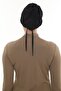 Black Practical Ready-To-Wear Snap-On Sea Pool Cap Swimmy Draped 2509_01 - 4