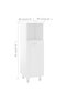 Bathroom Cabinet White 30x30x95 cm Engineered Wood - 3