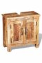 Bathroom Vanity Cabinet with Mirror Solid Mango Wood - 4
