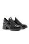 207 K6668 Loafer Black Patent Leather Women's Casual Shoes - 5