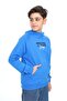 Cobalt Boys' Relax Fit Hooded Pocket Raglan Sleeve Printed Sweatshirt - 2 Thread - 2