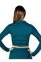 Women's Full Sleeve Collared Crop Top - 5