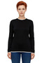 Women's Fitted Crew Neck Long Sleeve Stretchy Knitted Blouse Quality Stylish Comfortable Modern Elegant - 3