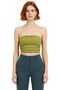 Fitted Strapless Crop Blouse Stretchy Knitted Fabric Casual Style Special Design Comfortable Cut Perfect Fit - 3