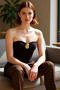 Women's Strapless Knitted Top Elegant Detailing and Modern Design Quality Stylish Comfortable Modern Elegant Casual - 2