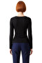 Women's Stylish Detailed Fitted Long Sleeve Knitted Quality Stylish Comfortable Modern Elegant - 4