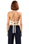 Stylish Fitted Woven Blouse Halter Neck Sleeveless Summer High Quality Quality Craftsmanship - 4