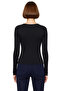 Women's Square Neck Stretch Fabric Combed Cotton Single Jersey Long Sleeve Fitted Blouse Ideal for Everyday Wear - 4
