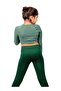Girl's Full Sleeve Crop Top - 5