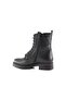 24121 Genuine Leather Black Women's Boots - 3