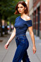 Crop Short Sleeve Knitted Blouse Asymmetrical Neckline Casual Style Long-Lasting Comfortable Cut Perfect Fit