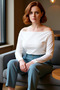 Women's Carmen Madonna Collar Stretchy Flowy Knitted Crop Blouse Cool & Comfort Style for Daily Use - 2