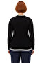 Women's Fitted Crew Neck Long Sleeve Stretchy Knitted Blouse Quality Stylish Comfortable Modern Elegant - 4