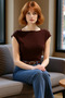 Women's Stylish and Comfortable Low Sleeve Knitwear Quality Stylish Comfortable Modern Elegant Casual - 2
