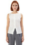 Women's Seersucker Knitted Blouse Fitted Fit Boat Neck Casual Style Professional Look Stylish - 3