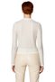 Women's Fitted Crew Neck Long Sleeve Knitwear Look Knitted Blouse Cool and Comfortable for Daily Use - 4