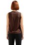 Women's Fitted Crew Neck Knitted Blouse Accessory Detailed Casual Stylish Look Zarifane Design - 4