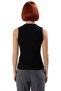 Women's High Neck Sleeveless Knitwear Top Modern Design Offering Elegance and Comfort Together Quality - 4