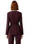 Women's Stylish Double-Breasted Cut Viscose Blouse Quality Stylish Comfortable Modern Elegant Daily - 4