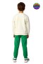 Boy's Snoopy Printed Color Tracksuit Set - 2