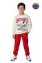 Boy's Snoopy Printed Color Tracksuit Set - 4