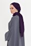Plum Plain Classic Shawl Turlu Polyester Luxury Janjan 202126_07 - 3