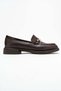 Brown Casual Women's Loafer with Buckle Detail - 2
