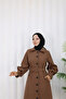 معطف طويل بحزام - 8